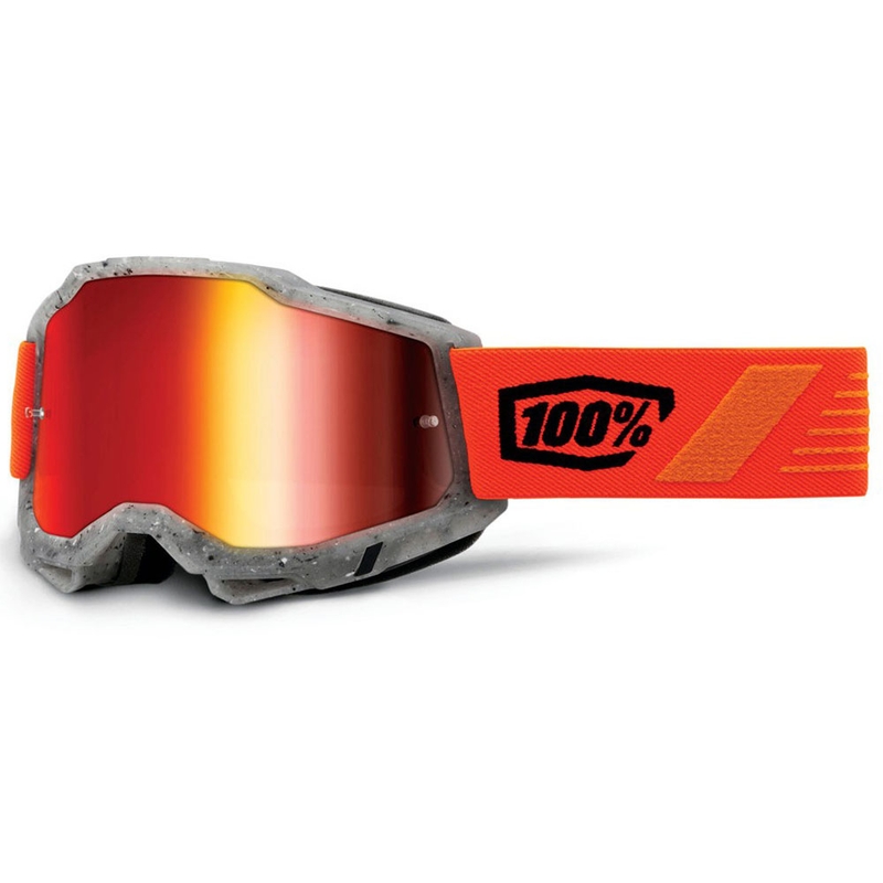 Gafas de motocross 100% ACCURI 2 Schrute con plexiglás rojo
