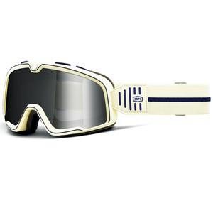 Gafas de moto 100% BARSTOW ARMO con plexiglás plateado
