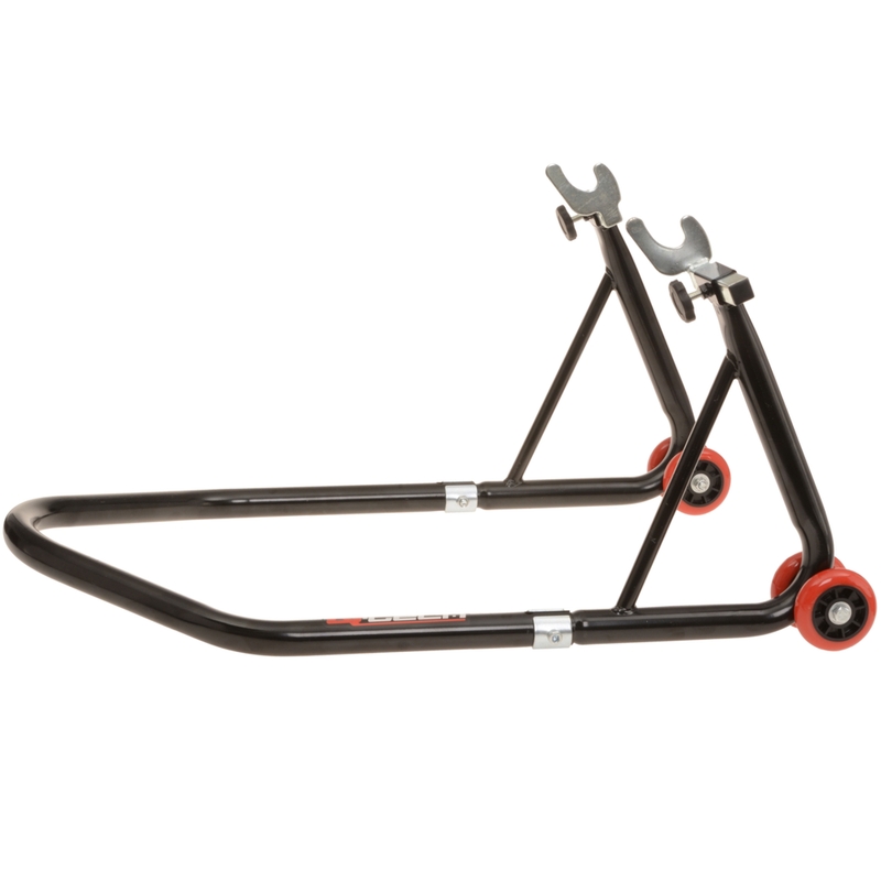 Caballete trasero para motocicleta Q-TECH negro