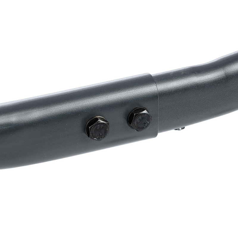 Caballete trasero basculante para motocicleta Oxford Zero-G con rueda adicional, negro