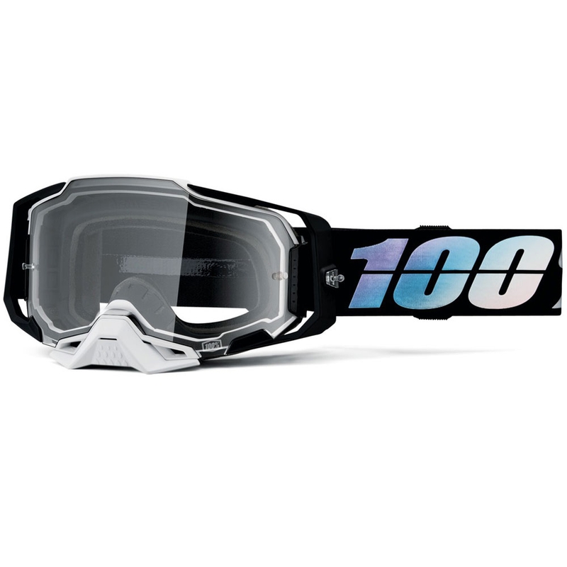 Gafas de motocross 100% ARMEGA Krisp con plexiglás transparente