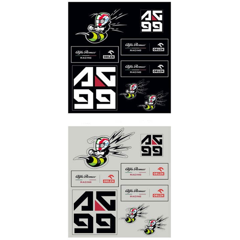 Juego de pegatinas Alfa Romeo Racing F1 Giovinazzi