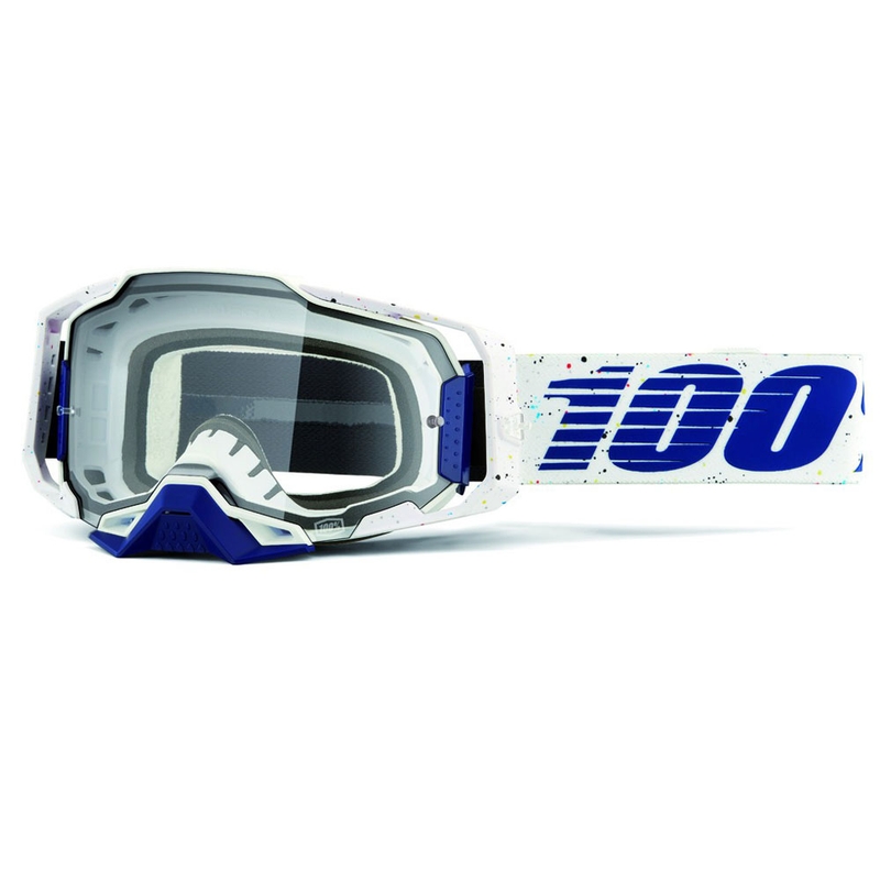 Gafas de motocross 100% ARMEGA Solis con plexiglás transparente