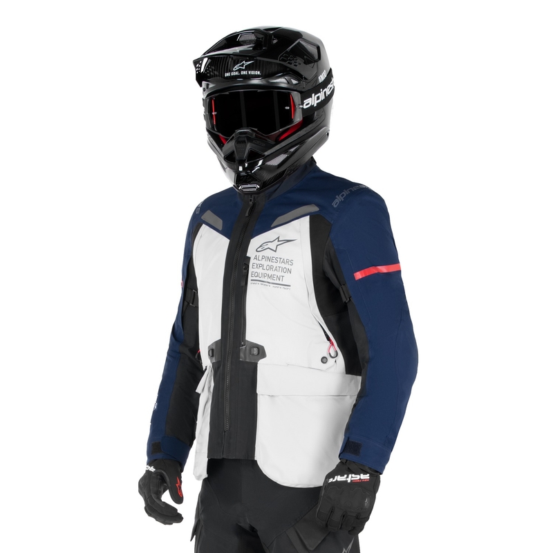 Chaqueta Alpinestars ST-7 Gore-Tex gris claro-azul-negro