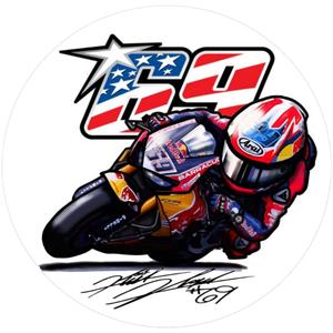 Pegatina de arte de Nicky Hayden