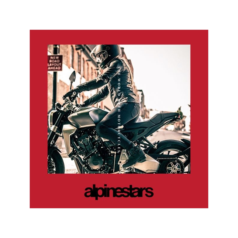 Mallas de moto Alpinestars Banshee para mujer, color negro
