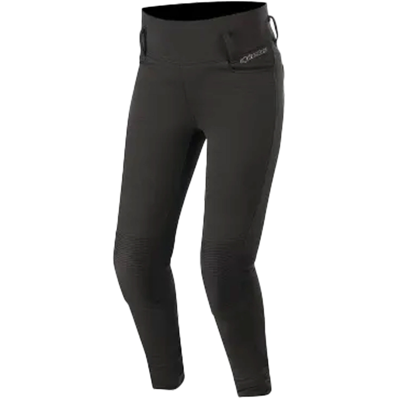 Mallas de moto Alpinestars Banshee para mujer, color negro
