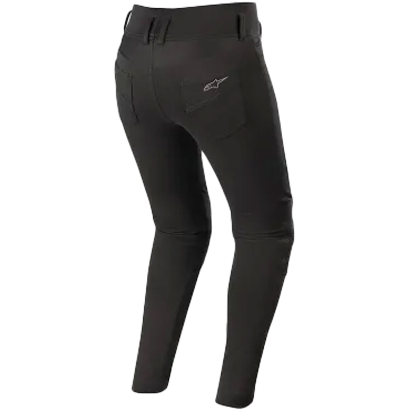 Mallas de moto Alpinestars Banshee para mujer, color negro