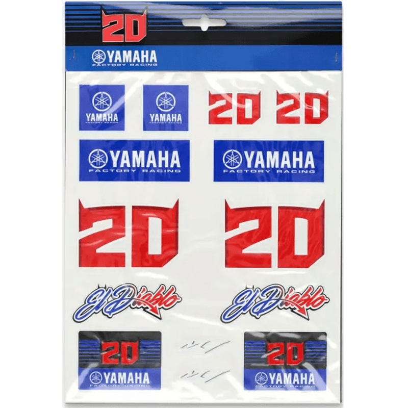 Juego de pegatinas Fabio Quartararo Yamaha MotoGP