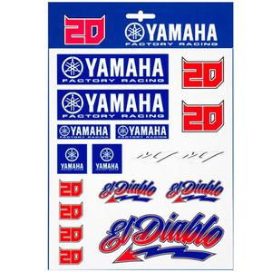 Juego de pegatinas Fabio Quartararo Yamaha Racing