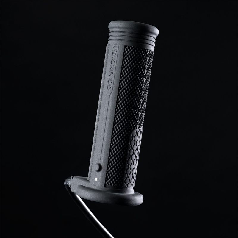 Puños calefactables Oxford Hotgrips PRO Adventure con controles integrados en la empuñadura