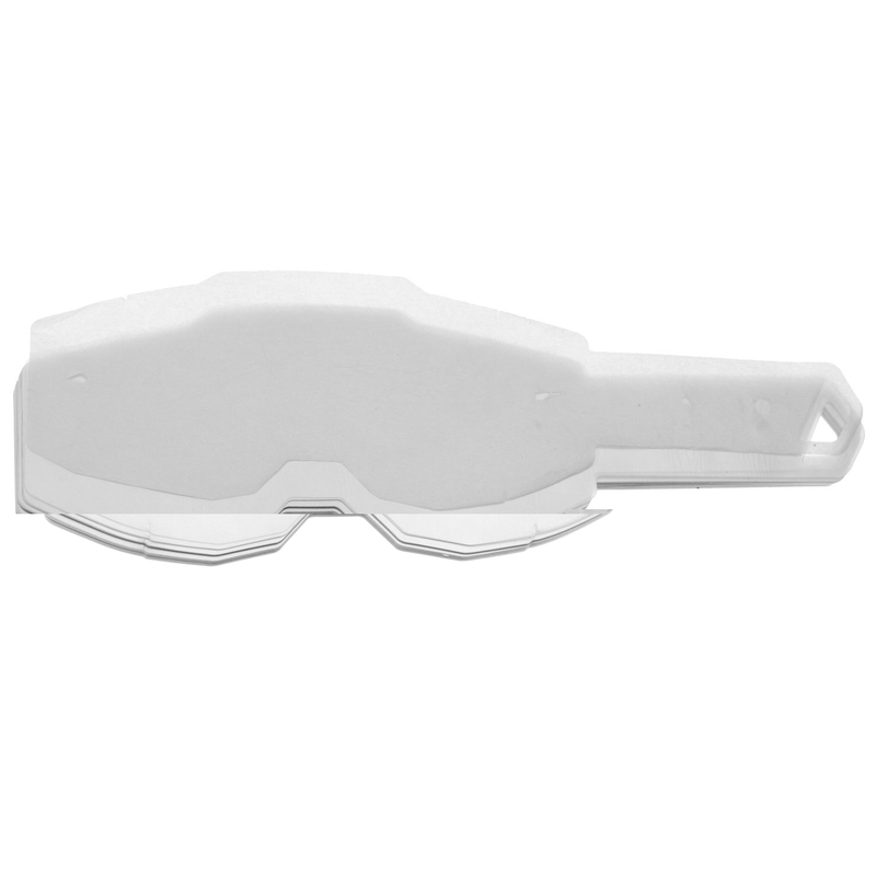 Láminas desprendibles STANDART para gafas 100% ARMEGA FORECAST 50 uds.