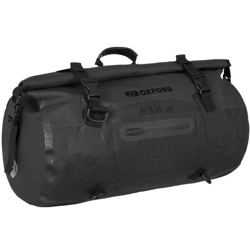 Bolsa impermeable Oxford Aqua T-20 Roll Bag de 20 l, color negro