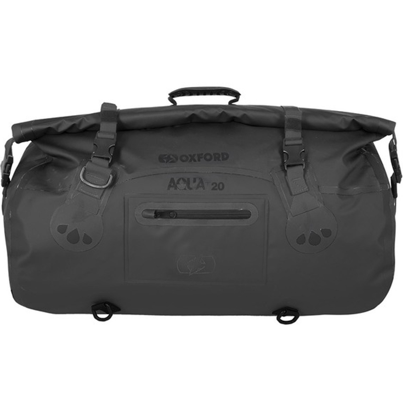 Bolsa impermeable Oxford Aqua T-20 Roll Bag de 20 l, color negro