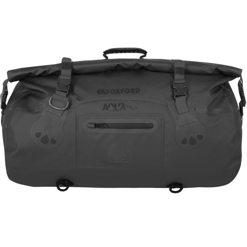 Bolsa impermeable Oxford Aqua T-50 Roll Bag negra de 50 l
