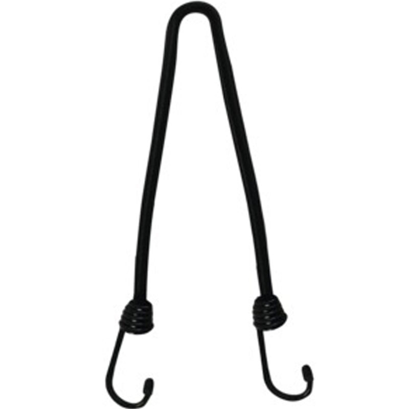 Correa Oxford Spider 600/10 mm con extremos de gancho de alambre, negra