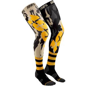 Botas hasta la rodilla 100% - USA REV negro-amarillo postre