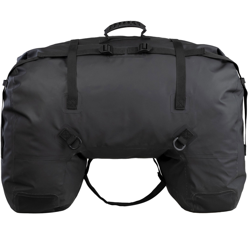 Bolsa de sillín trasera Oxford Aqua D-70 negra