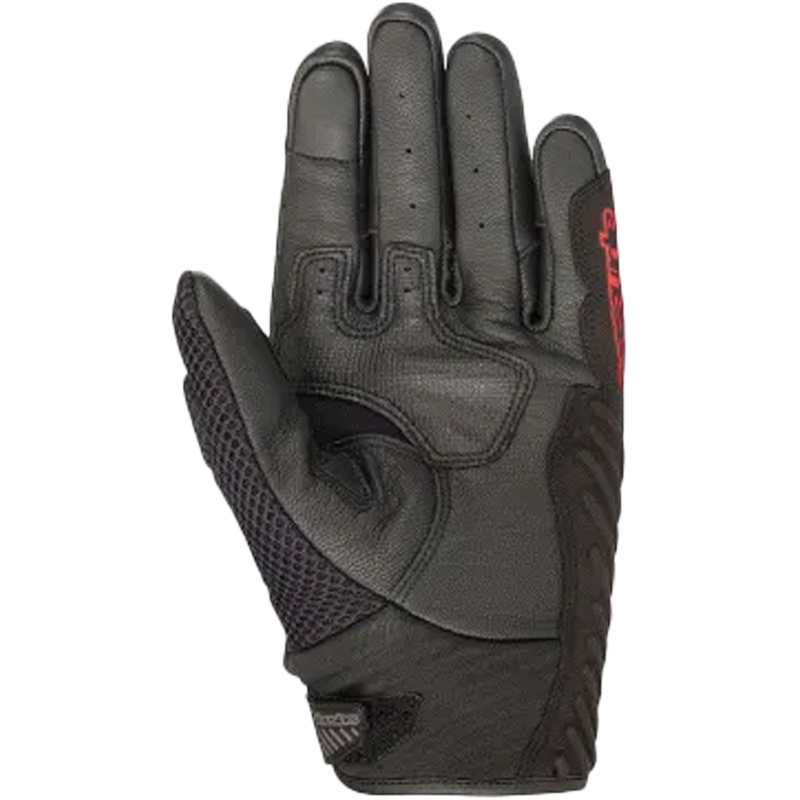 Guantes de moto Alpinestars SMX-1 AIR 2 negro-rojo fluo