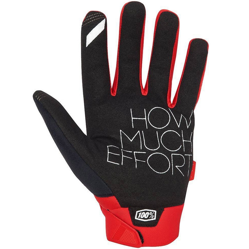 Guantes de motocross 100% - USA BRISKER rojo