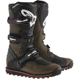 Botas de moto de cuero engrasado Alpinestars Tech Trial