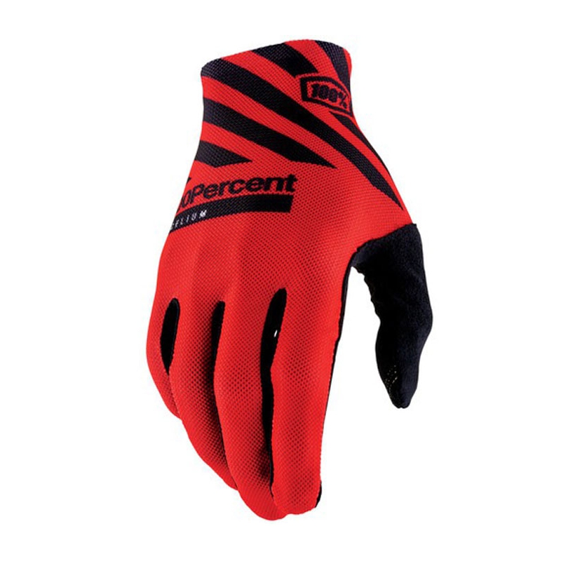 Guantes de motocross 100% Celium rojo-negro