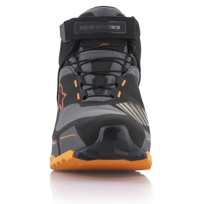 Botas de moto Alpinestars CR-X Drystar en negro, marrón y naranja