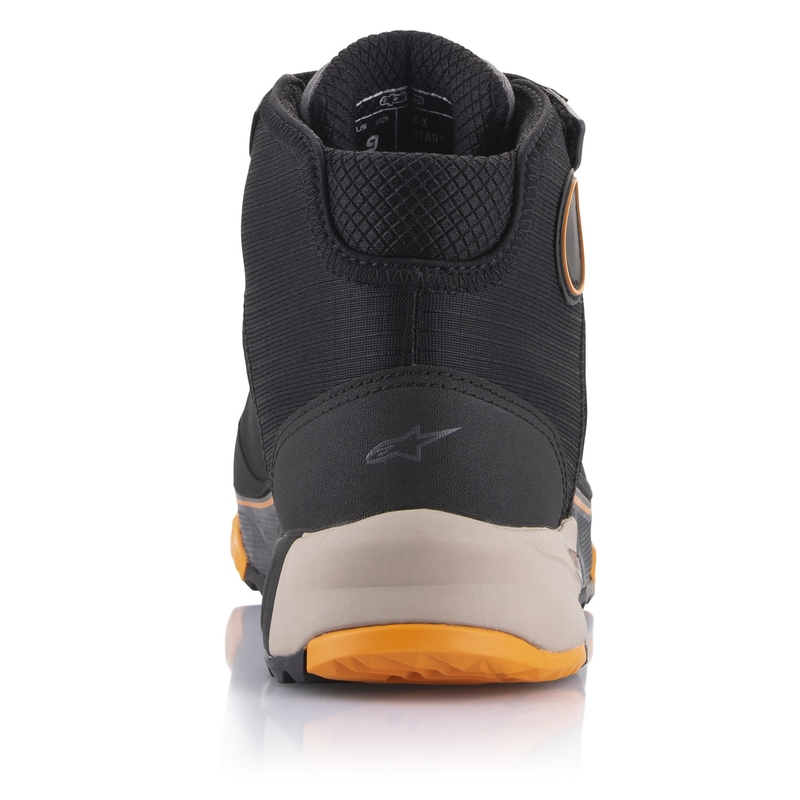 Botas de moto Alpinestars CR-X Drystar en negro, marrón y naranja