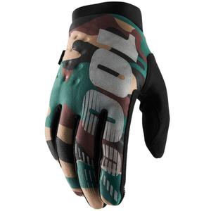 Guantes de motocross 100% - USA BRISKER camuflaje negro