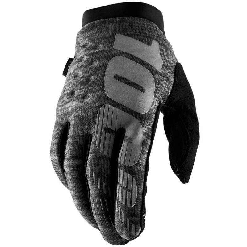 Guantes de motocross 100% - USA BRISKER gris