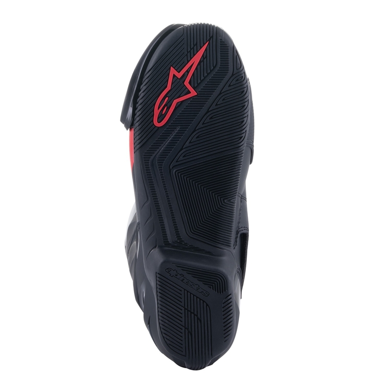 Botas de moto Alpinestars S-MX 6 en negro, blanco, gris y rojo