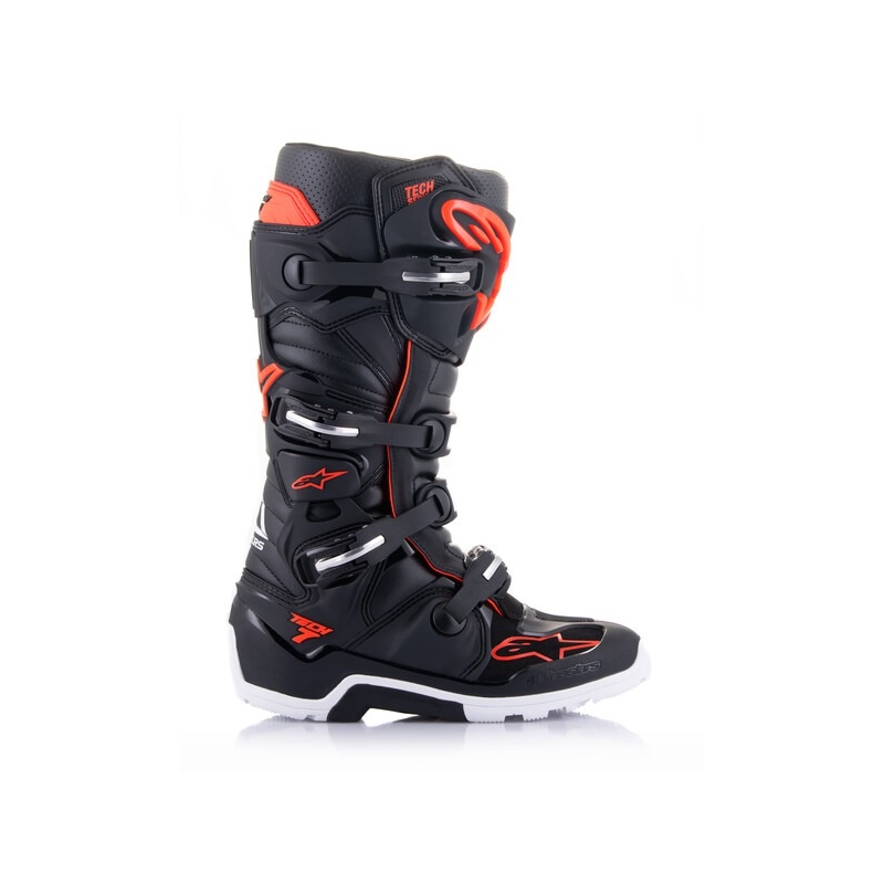 Botas de moto Botas de moto Alpinestars Tech 7 Enduro negro-rojo fluo-blancoTech 7 Enduro negro-rojo fluo-blanco