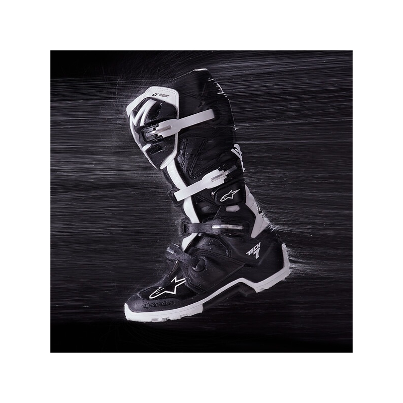 Botas de moto Alpinestars Tech 7 Enduro Drystar negro-blanco