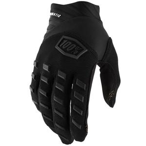 Guantes de motocross 100% USA AIRMATIC negros