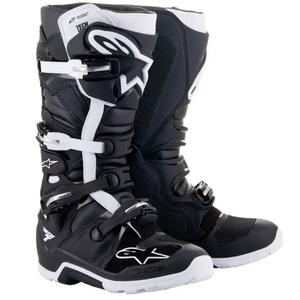 Botas de moto Alpinestars Tech 7 Enduro Drystar negro-blanco