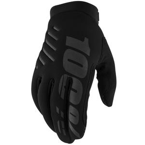 Guantes de motocross 100% - USA BRISKER negro