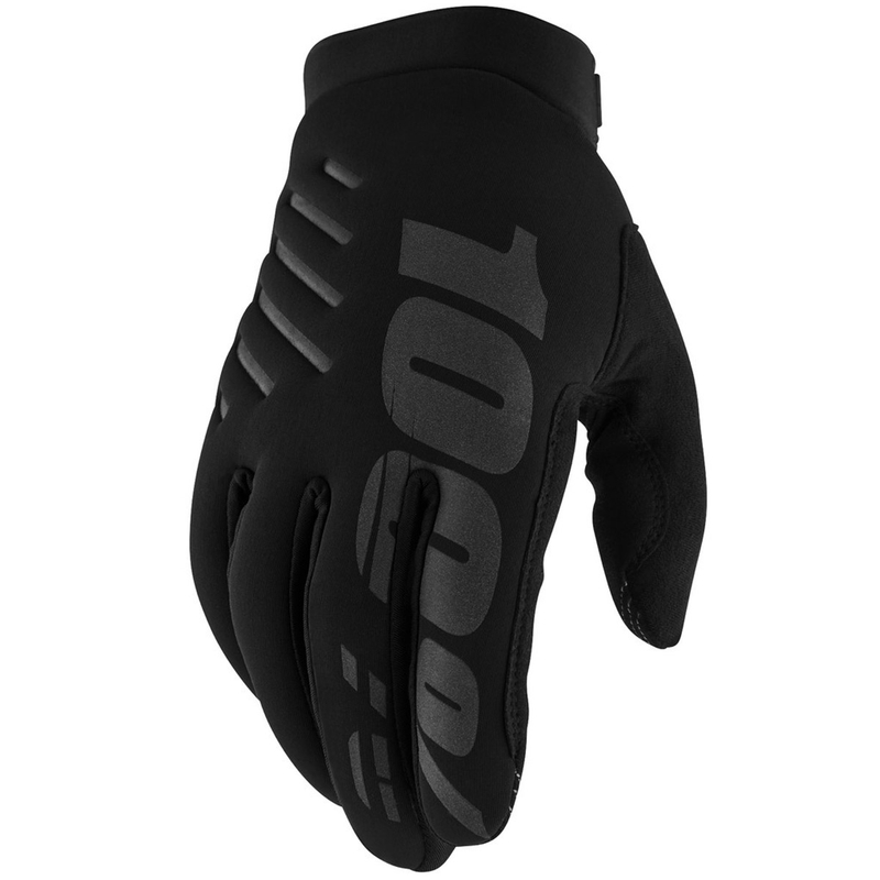 Guantes de motocross 100% - USA BRISKER negro