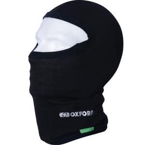 Pasamontañas Oxford de algodón negro para motocicleta