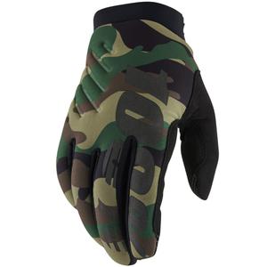 Guantes de motocross 100% - USA BRISKER negro-camuflaje
