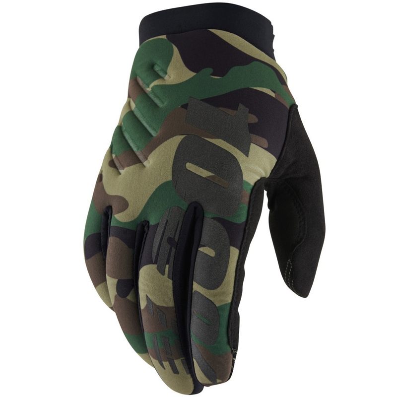Guantes de motocross 100% - USA BRISKER negro-camuflaje