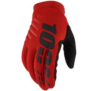 Guantes de motocross 100% - USA BRISKER rojo II