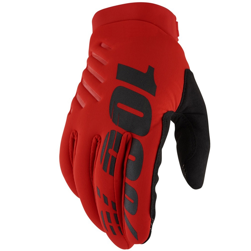 Guantes de motocross 100% - USA BRISKER rojo II