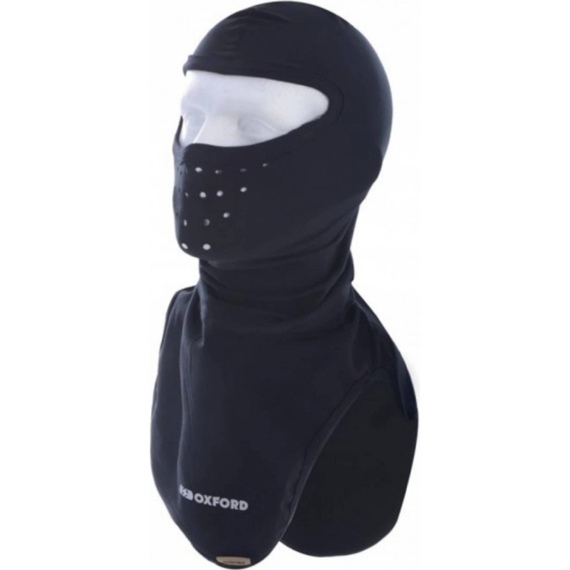 Capucha de motocicleta Oxford Balaclava Deluxe Micro Fleece negro