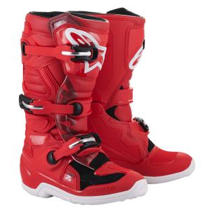 Botas de moto para niños Alpinestars Tech 7 S rojas