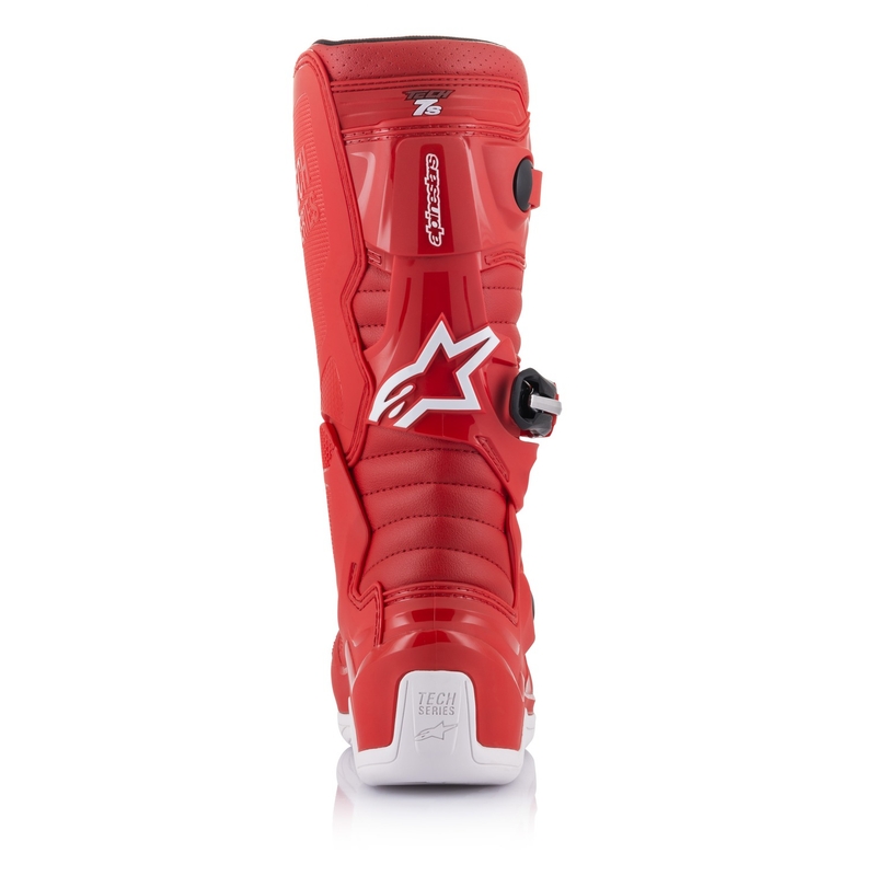 Botas de moto para niños Alpinestars Tech 7 S rojas