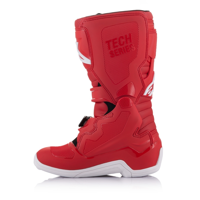 Botas de moto para niños Alpinestars Tech 7 S rojas