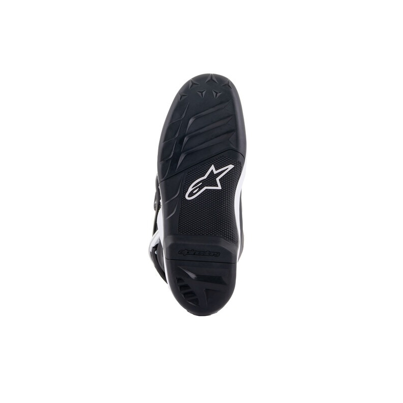 Botas de moto para niños Alpinestars Tech 7 S en negro-blanco-amarillo fluorescente-azul
