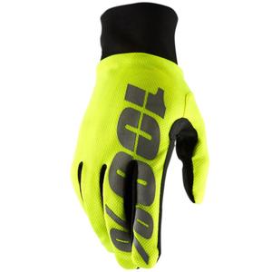 Guantes de motocross 100% HYDROMATIC amarillo neón