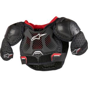 Protector corporal infantil Alpinestars Bionic Kickstart negro-rojo