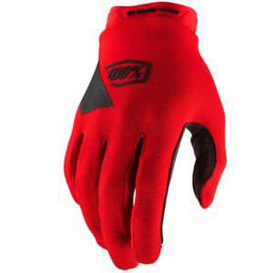 Guantes de motocross 100% RIDECAMP rojos